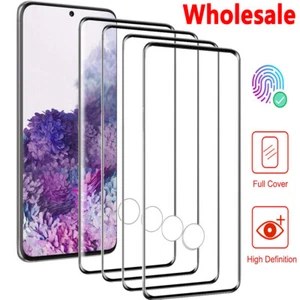 Bulk 10x Full Glue Tempered Glass Screen Protector for Samsung S23 Ultra/S22/S21 - Picture 1 of 12