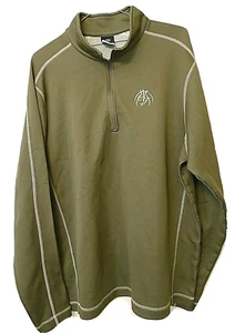 Nike fit Therma 1/4 zip sweater men's size XL Olive Green - Picture 1 of 5