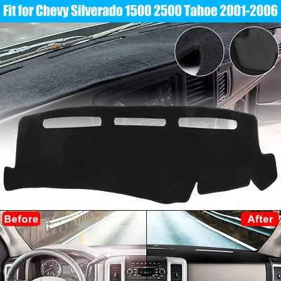 For Chevy Silverado 1500 2500 Tahoe 2001-2006 Car Dash Cover Mat Dashboard Pad - Image 1 of 4