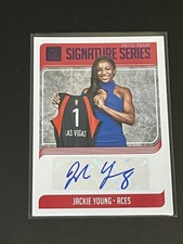 Jackie Young 2019 Donruss WNBA Signature Series RC Purple Press Proof Auto /99