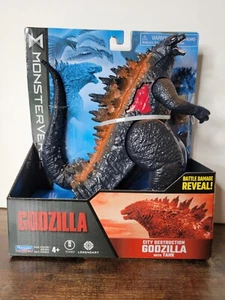 Playmates Monsterverse 6" City Destruction Godzilla w/ Tank Figure - Picture 1 of 5
