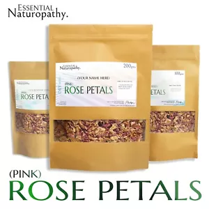 PÉTALOS DE ROSA ROSA SECOS REALES Orgánicos (Rosa centifolia) TÉ POPURRÍ CONFETI - Imagen 1 de 1