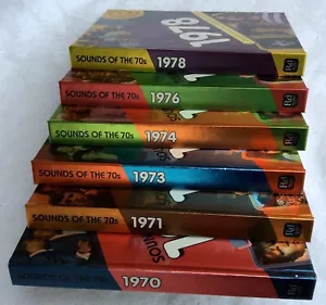 SOUNDS OF THE 70's *18x CD BOOK SETS 360 songs! Abba Suzi Quatro GLAM ROCK EX! - Picture 1 of 23