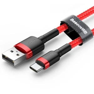 GENUINE Baseus USB Type C Cable Fast Charge TYPE-C Charging cord For Samsung - Picture 1 of 9