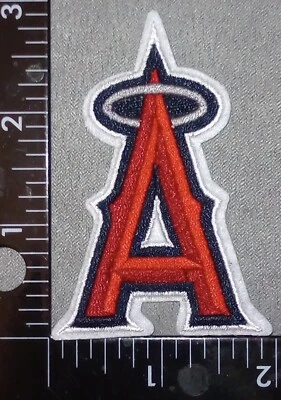 ANAHEIM ANGELS BASEBALL IRON ON PATCH