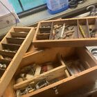 vintage tackle box with lures