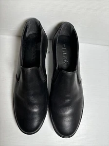 The Flexx Size 41 Women’s Black Leather Loafer Slip Shoe Classic Shoes - Picture 1 of 11