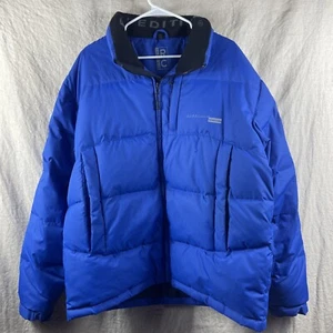 Chaqueta tampón Robert Comstock Expedition para hombre azul con cremallera completa cuello talla grande - Imagen 1 de 22