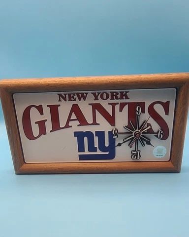 Giants Clock New York Wall NFL Football Cover
