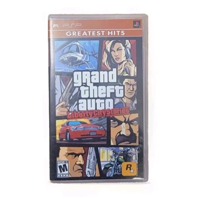 Grand Theft Auto: Liberty City Stories (Sony PSP, 2005) Mapa/Pôster Completo na Caixa - Imagem 1 de 3