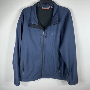 FREE COUNTRY SUPER SOFTSHELL Mens Size XXL Navy Full Zip Jacket - Picture 1 of 7
