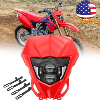 Faro LED para Honda CRF300L CRF125F CRF150F CRF230F CRF250L CRF250F CRF450L Foto 1 de 4