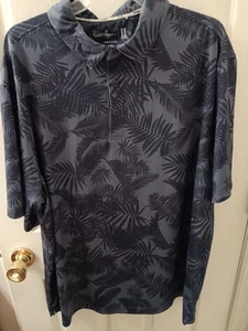 Walter Hagen/11 Majors Polo Golf Shirt Preowned Men's  XX Large/ 2XL Gray/Black - Picture 1 of 6
