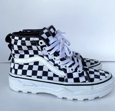 Zapatillas deportivas Vans Sentry Sk8 Hi WC para mujer talla 5,5 negras/blancas a cuadros Foto 1 de 4