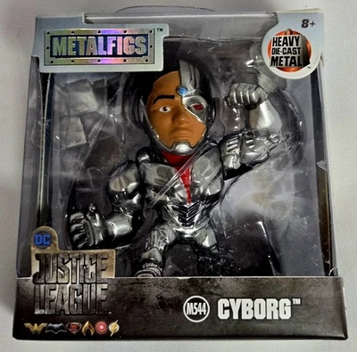 Figura Die Cast Cyborg Metalfigs 2.5" Liga de la Justicia DC Comics Jadatoys  Foto 1 de 4