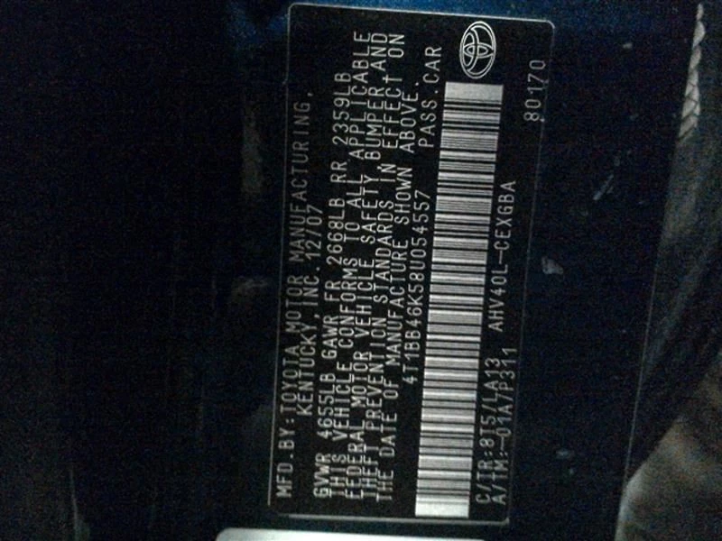 Espejo retrovisor Canada Market atenuación automática compatible con 09-14 MATRIX 297237 Foto 1 de 4