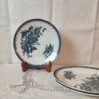 Assiettes À Dessert Margot Saint Amand Terre De Fer, 1900s