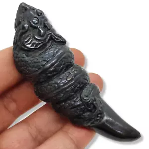 Antico amuleto Leklai Dragon Gemstone Amuleto Namphee Amuleto Della Fortuna Reale - Foto 1 di 10