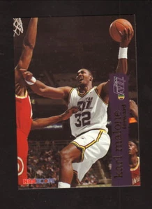 Karl Malone Utah Jazz 1995-96 Hoops Basketball Card - Picture 1 of 2