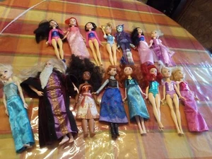 15 Doll Lot Disney Hasbro Mattel Princess - Picture 1 of 9