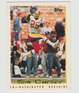 Tom Carter Redskins 1995 Topps #87