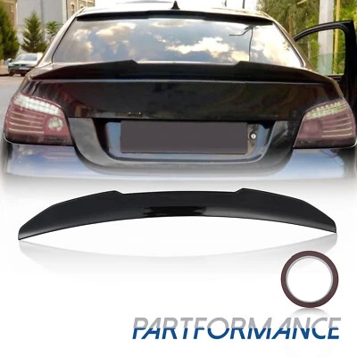 For 2004-2010 BMW 5-Series E60 Sedan PSM-Style Gloss Black Trunk Spoiler Wing — 第 1/4 张图片