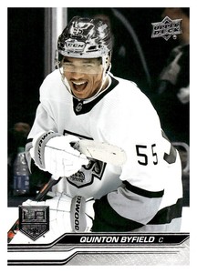 2023-24 Upper Deck UD Series 1  -81 Quinton Byfield - Los Angeles Kings