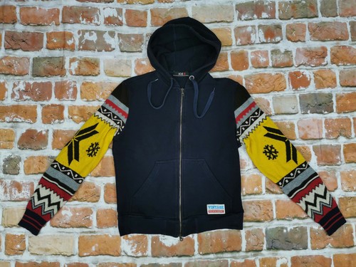 LOEWE *PULLOVER GIACCA ICEBERG VINTAGE*FELPA CON CAPPUCCIO*CAPPUCCIO*COLORATO*GLIMAR*GHIACCIO*TAGLIA: S*TIP TOP