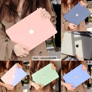 Cream Matte Hard Laptop Shell Case For Macbook M4 Air 15 13 Pro 16 14 11 12 inch - Picture 1 of 55