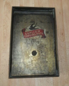 Vintage Messing Schwalbe Kopie Bad Tablett Kopierer Duplikator Schreibtischplatte Requisiten Display - Bild 1 von 8