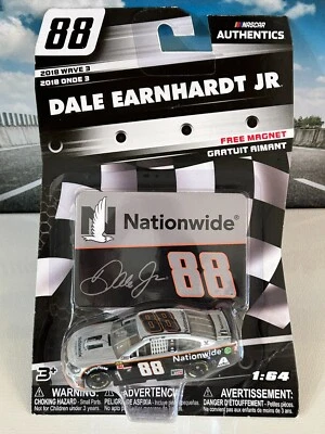 NASCAR AUTHENTICS 2018 WAVE 3 DALE EARNHARDT JR. No.88 DIE CAST 1:64 SCALE NEW - Image 1 of 4