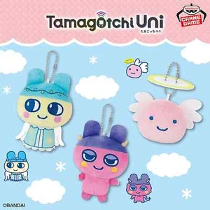 BANDAI Tamagotchi Uni Plush toy with chain 8cm set of 3 japan import - Picture 1 of 2