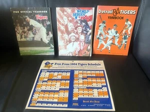 (4) LOTE ANUARIO PROGRAMA SERIES MUNDIALES 1968 y 1984 DETROIT TIGERS - Imagen 1 de 15