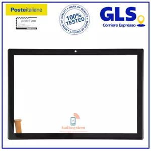 VETRO +TOUCH SCREEN ORIGINALE per MEDIACOM SMARTPAD 10 AZIMUT 3 M-SP1AZ3L2 NERO - Foto 1 di 1