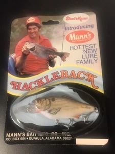 Mann's Vintage Lure " Shad Mann" Hackleback Crankbait (NOS) - Picture 1 of 2