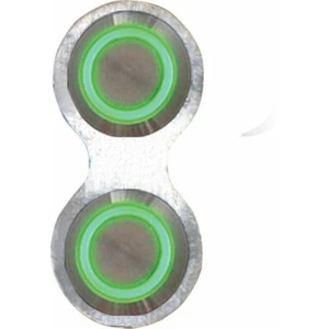 Autoloc AUTBBB22 Retro Billet Switch with Green LED Illumination Single Switch - Picture 1 of 4