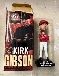 Kirk Gibson Arizona Diamondbacks Manager Of The Year Bobblehead 2011 MLB NEW - Picture 1 of 2
