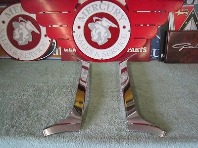 Mercury Monterey 1955 parabrisas de acero inoxidable (exterior R&L) Foto 1 de 4