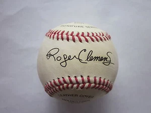 Roger Clemens Facsímil Autografiado Béisbol Wilson Sig Series Cuero Excelente Estado - Imagen 1 de 8
