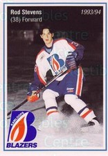 1993-94 Kamloops Blazers #20 Rod Stevens