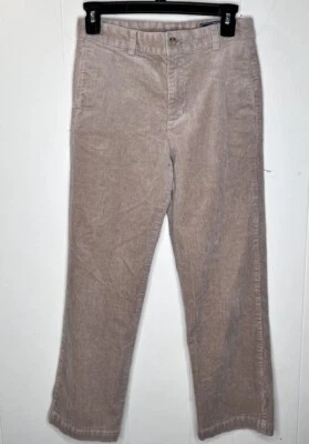 Pantalones de pana Vineyard Vines para mujer talla 14 marrón 5 bolsillos algodón elástico usados en excelente estado Foto 1 de 4