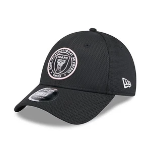 New Era Cap MLS Inter Miami CF Soccer Club Black 9FORTY Polyester Snapback Hat - Picture 1 of 3