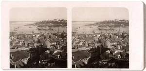 Constantinople.Konstantinopel.Istanbul.Turquie.Photo Argentiqu Stereoview.Stereo - Picture 1 of 2