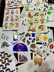 Lotto Fogli Adesivi Vintage Scrapbook Winnie The Pooh SandyLion Frances Meyer - Foto 1 di 7