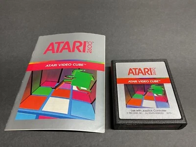 Videocubo Atari 2600 Atari juego y manual probado Foto 1 de 4