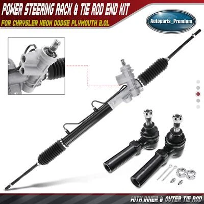 3x Kit de extremo de barra de acoplamiento y cremallera para Chrysler Neon Dodge Plymouth L4 2,0 L Foto 1 de 4