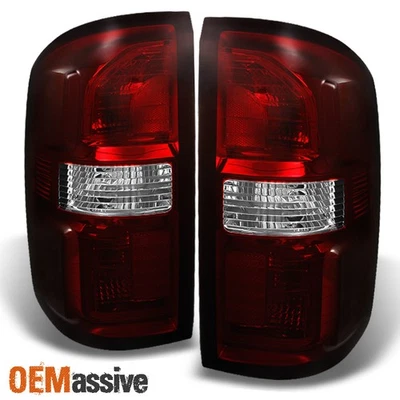 Repuesto de luces traseras oscuras ahumadas Fit 2014-2018 GMC Sierra 1500|2500|3500HD Foto 1 de 4