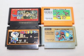 [Famicom] Software 4 points Dragon Quest 3/Wrecking Crew/Mappy/Mario