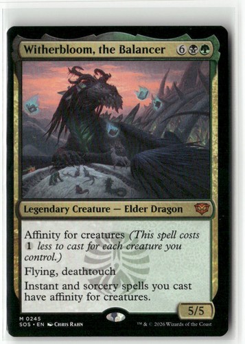 Witherbloom The Balancer Extended Art Secrets of Strixhaven MTG