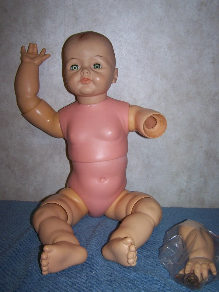 Muy RARO 1960-1961 Horsman Wonderkin Playpal Bebé Muñeca Articulada 28" Difícil de Encontrar Foto 1 de 4